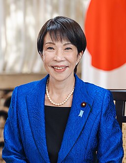 Sanae Takaichi, Prime Minister of Japan.