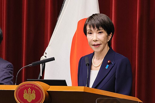 Sanae Takaichi holds a press conference announcing a her intention to hold a snap general election